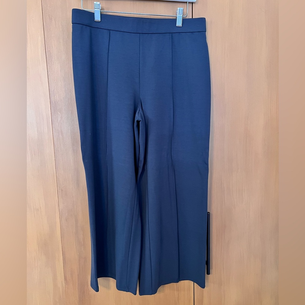 JJill Wearever Collection cropped knit front seam pants, small, NWT